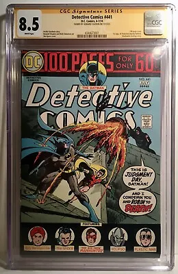 Buy 1ST HARVEY BULLOCK Detective Comics #441 SIGNED CGC 8.5 VF+ Chaykin 1974 Vintage • 278.05£