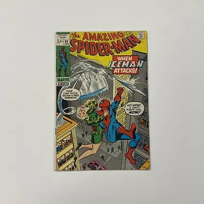 Buy Amazing Spider-Man #92 1970 VG Pence Copy • 30£