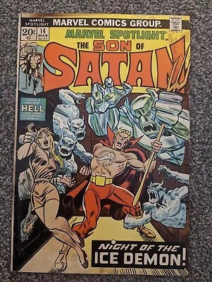 Buy Marvel Spotlight 14 Son Of Satan. Marvel 1974. 1st Katherine Reynolds • 3.99£