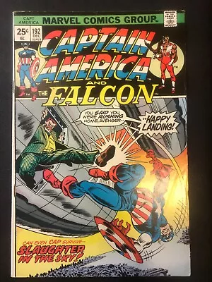 Buy Captain America Falcon #192 Marvel 1975 1st Karla Sofen Moonstone Nice Condition • 11£