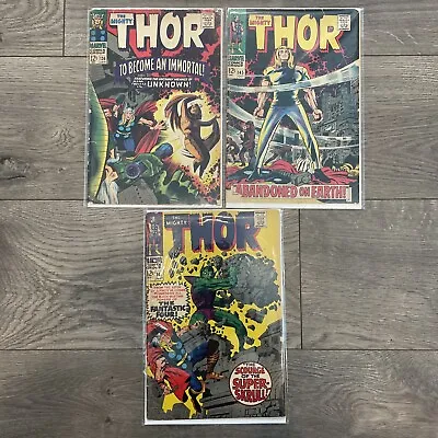 Buy The Mighty Thor #136 #142 #145 - Early Issues Jack Kirby - Marvel 1966 • 55.33£
