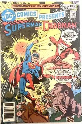 Buy Dc Comics Presents # 24. Superman & Deadman. August 1980.  Fn 6.0 • 5.99£