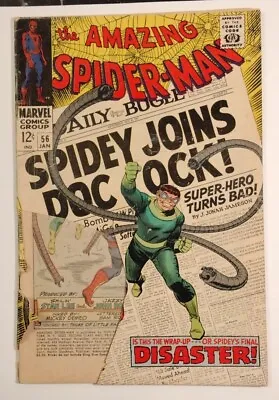 Buy Amazing Spider-Man #56 Good 1.5  JAN. 1968  1st App Of Captain Stacy HOT🔥 KEY🗝 • 22.14£