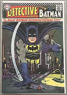Buy DC Comics 1967, Detective Comics #362, VF/ NM Batman Destroys Gotham! • 71.15£