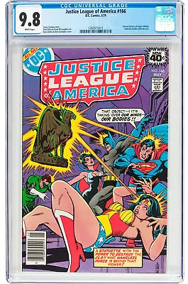 Buy Justice League Of America #166 CGC NM/MT 9.8 Highest Graded • 233.52£