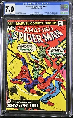 Buy Amazing Spider-Man #149 CGC 7.0 Key First Spider-Man Clone - White Pages • 116.91£