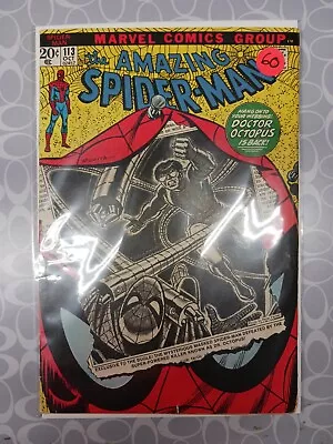 Buy Amazing Spider-Man #113 1st Hammerhead Appearance - Marvel Comics Group 1972 • 47.29£