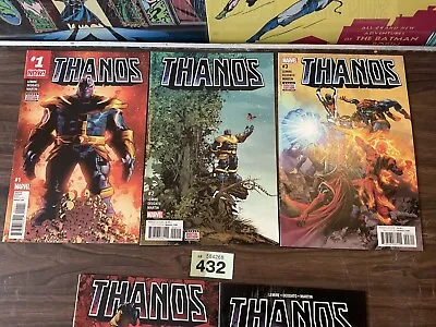 Buy THANOS…….#1-5………marvel Comics 2017………….5 X Comics……LOT….432 • 9.99£