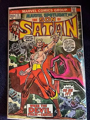 Buy Vintage Marvel Comics Group -  Spotlight On The Son Of Satan Year 1973 • 60.17£