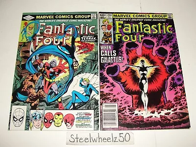 Buy Fantastic Four #242 & 244 Comic Lot Marvel 1982 Vs Terrax 1st Nova John Byrne • 15.98£
