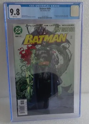 Buy 2003 Dc Batman #609 Cgc Graded 9.8 Comic Book Jim Lee 1st Tommy Elliot Hush • 178.74£