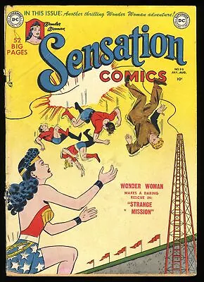 Buy Sensation Comics #98 GD- 1.8  Irwin Hasen Cover! Early Wonder Woman! DC Comics • 185£