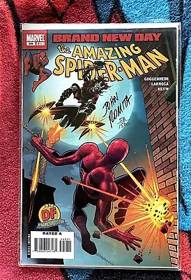 Buy The Amazing Spider-man #549 D F Variant Signed John Romita Sr. CoA 58/1500 VF-NM • 168.90£