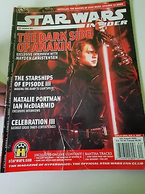 Buy Star Wars Insider Magazine #82 July August 2005 Episode III Anakin Skywalker • 9.76£