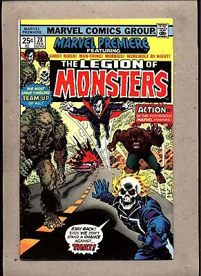 Buy Marvel Premiere #28_february 1976_fine+_morbius_man-thing_werewolf By Night! • 31£