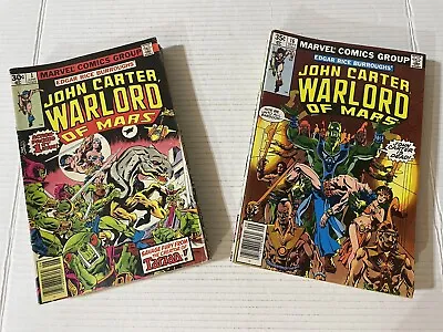 Buy John Carter Warlord Of Mars #1-28 & Annual #1-3 Full Run Marvel Comics 1977 • 111.92£