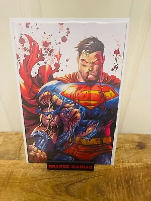 Buy Superman #4 Battle Damage Tyler Kirkham Virgin Variant • 29.95£