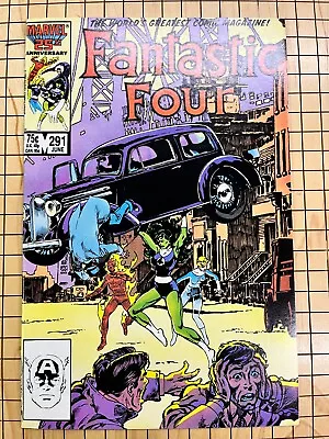Buy Fantastic Four #291 - 1986 Marvel, Action Comics #1 Homage Cover By John Byrne.  • 9.45£