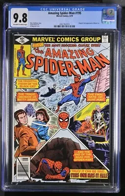 Buy Amazing Spider-Man 195 CGC 9.8 Origin & 2nd Appearance Black Cat 1979 • 229.37£