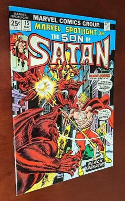 Buy Marvel Spotlight #15 VF/NM Marvel 1974 Son Of Satan John Romita Gil Kane Cover • 23.71£