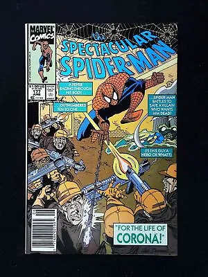 Buy Spectacular Spider-Man #177  Marvel Comics 1991 Vf Newsstand • 8.70£