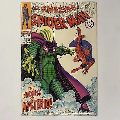 Buy Amazing Spider-Man #66 1968 FN Cent Copy • 140£