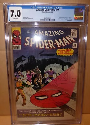 Buy Marvel Comics Amazing Spiderman 22 CGC 7.0 VFN- • 439.99£