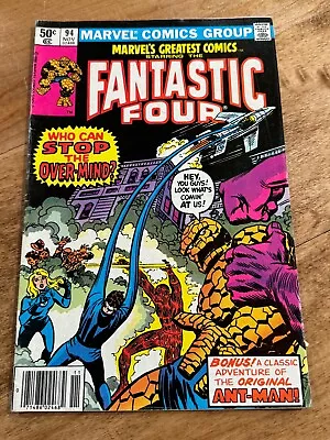 Buy Marvel Greatest Comics Fantastic Four #94 (1980) The Over-Mind Ant-Man VG/F • 2.09£