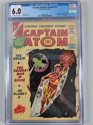 Buy Charlton Strange Suspense Stories #75 CGC Graded 6.0 1st Captain Atom Since 1961 • 106.73£