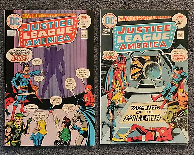 Buy Justice League Of America #117+118 DC 1975 1st Equalizer Hawkman Rejoins JLA- NM • 36.99£