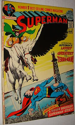 Buy Superman #249 52 Page Giant Terra Man Adams Art Nm 9.2 • 38.72£