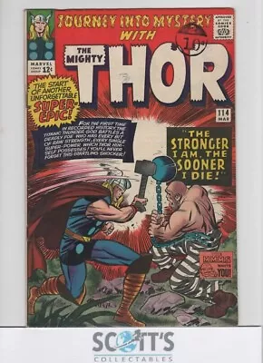 Buy JOURNEY INTO MYSTERY    #114    FN   1st App The ABSORBING MAN • 110£