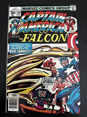 Buy Captain America And The Falcon #209 1st Full Arnim Zola NM Cond - See Pics! • 20.08£