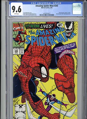 Buy Amazing Spider-Man #345 (1991) Marvel CGC 9.6 White  • 51.65£