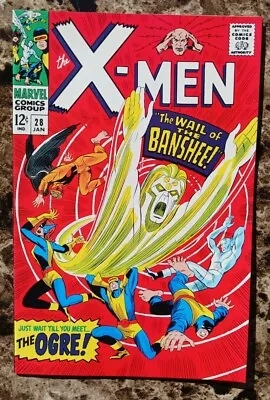 Buy Uncanny X-Men #28 NM KEY! 1st Full Banshee! Facsimile / 2nd Printing (1967 1994) • 20.01£