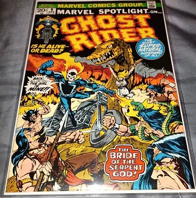 Buy Marvel Spotlight #9 High Grade NM- 4th Ghost Rider Johnny Blaze 1973!  • 67.19£