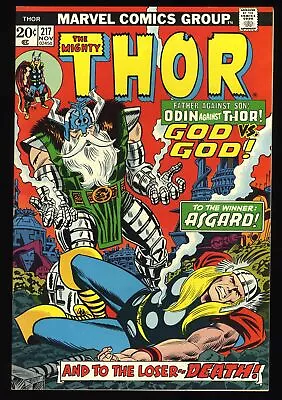 Buy Thor #217 NM+ 9.6 1st Appearance Krista! Marvel 1973 • 58.50£