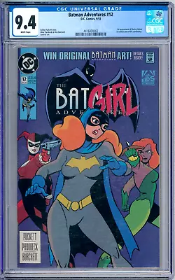 Buy Batman Adventures 12 CGC Graded 9.4 NM 1st Harley Quinn DC Comics 1993 • 637.28£