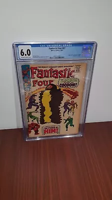 Buy Fantastic Four 67 6.0 CGC Off White Pages 1st Appearance Of Him Adam Worlock In • 130£