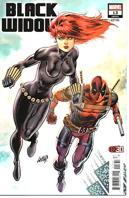 Buy Black Widow #13 Rob Liefeld Deadpool Variant Marvel March 2022 1st Print • 4.99£