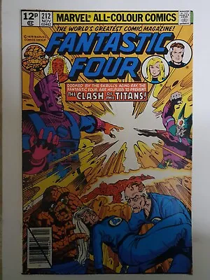 Buy Fantastic Four #212 (1979) Galactus & Terrax Appearance/ John Byrne Art  • 5£