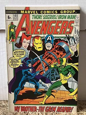 Buy The Avengers #102 - “My Brother •• The Grim Reaper” - (Marvel Comics - 1972) • 22£