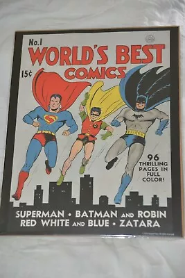 Buy Vintage 2020 -  World's Best Comics # 1  Poster - ( 1941 ) DC Comics - Lot 1 • 15.82£