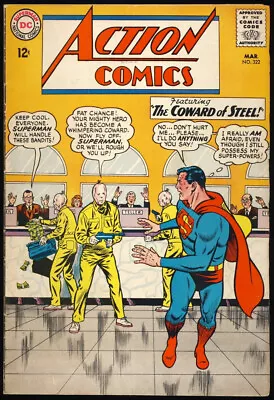 Buy ACTION COMICS #322 1965 SUPERMAN REVENGE SQUAD  The Coward Of Steel  SUPERGIRL • 15.80£