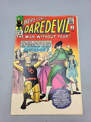 Buy Daredevil Vol 1 #5 December 1964 The Mysterious Masked Matador Marvel Comic Book • 239.58£