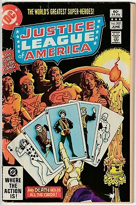 Buy JUSTICE LEAGUE OF AMERICA (1960 Series) #203, Very Good Condition • 5£