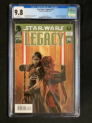 Buy Star Wars Legacy #18 CGC 9.8 NM/MT Dark Horse Dec 2007 Darth Krayt 🔑 🔥 • 138.02£