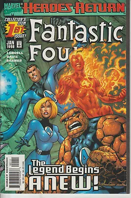 Buy Marvel Comics Fantastic Four #1 (1998) 1st Print Vf • 3.95£