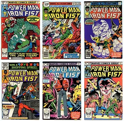 Buy Marvel Comics Power Man And Iron Fist Bundle #66 Sabretooth 55 57 60 90 91 • 19.99£