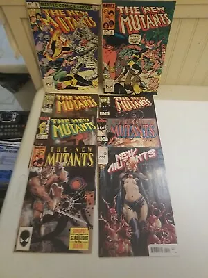 Buy THE NEW MUTANTS-Marvel Lot Of 8 - 1983-85 + 2022 See Description VF/NM • 39.48£